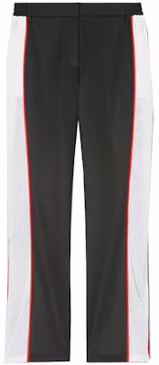 (Women) Burberry Black Mid-Rise Slim Knit Joggers with Patchwork Design 80219841 Buy (Women) Burberry Black Mid-Rise Slim Knit Joggers with Patchwork Design 80219841