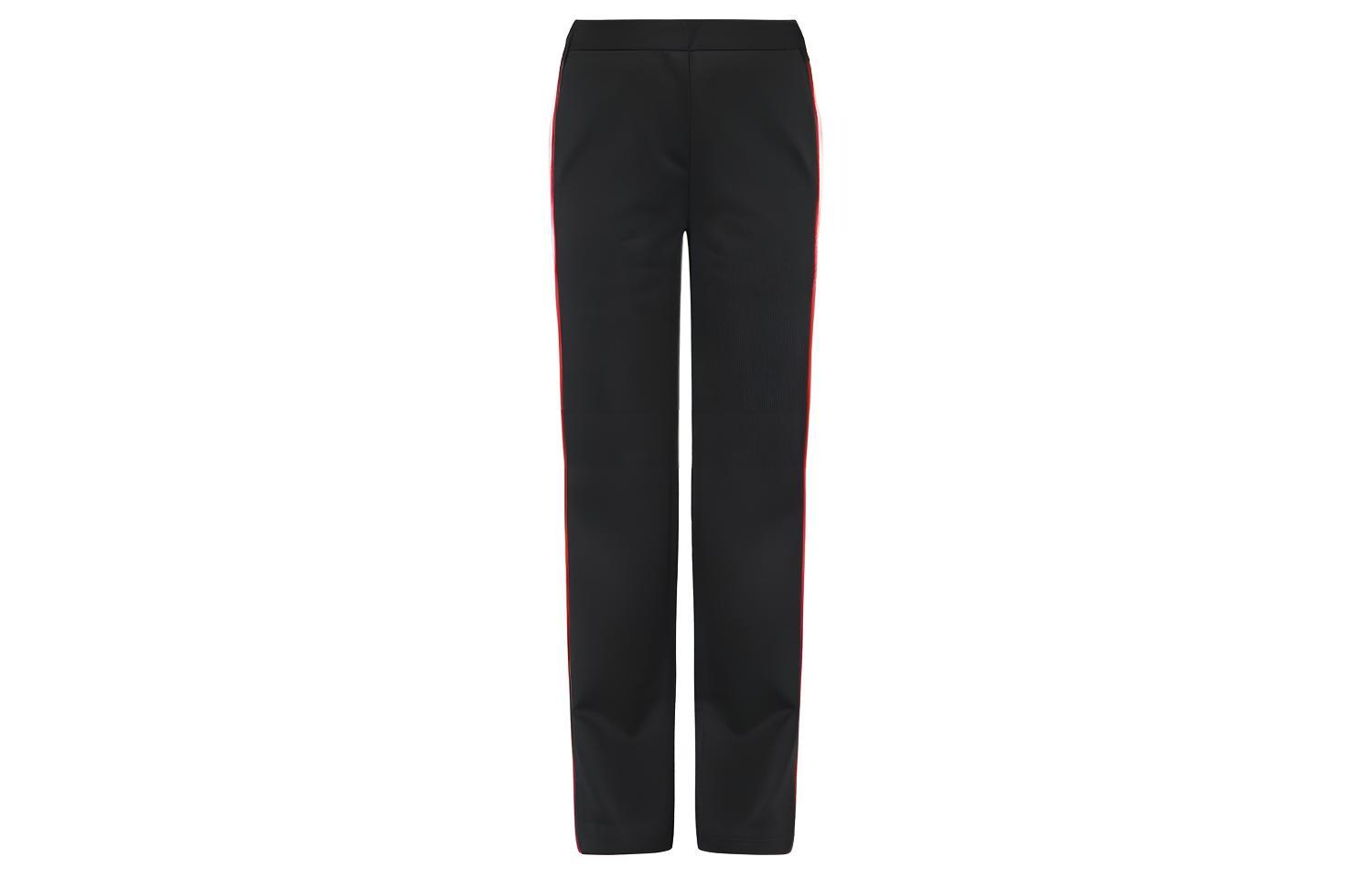 Lookbook (W) 버버리 블랙 미드 라이즈 슬림 니트 조거 팬츠 패치워크 디자인 80219841