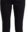 Cheap (Women) Burberry Black Mid-Waist Straight-Leg Solid Button Jeans 80450271