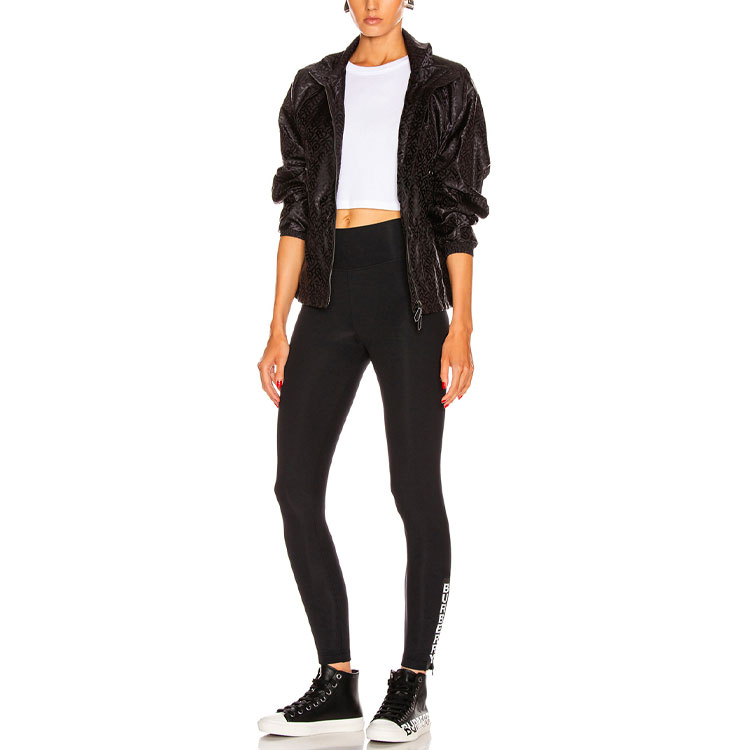 (Women) Burberry Black Monogram Casual Stand Collar Jacket 80175411 圖 3