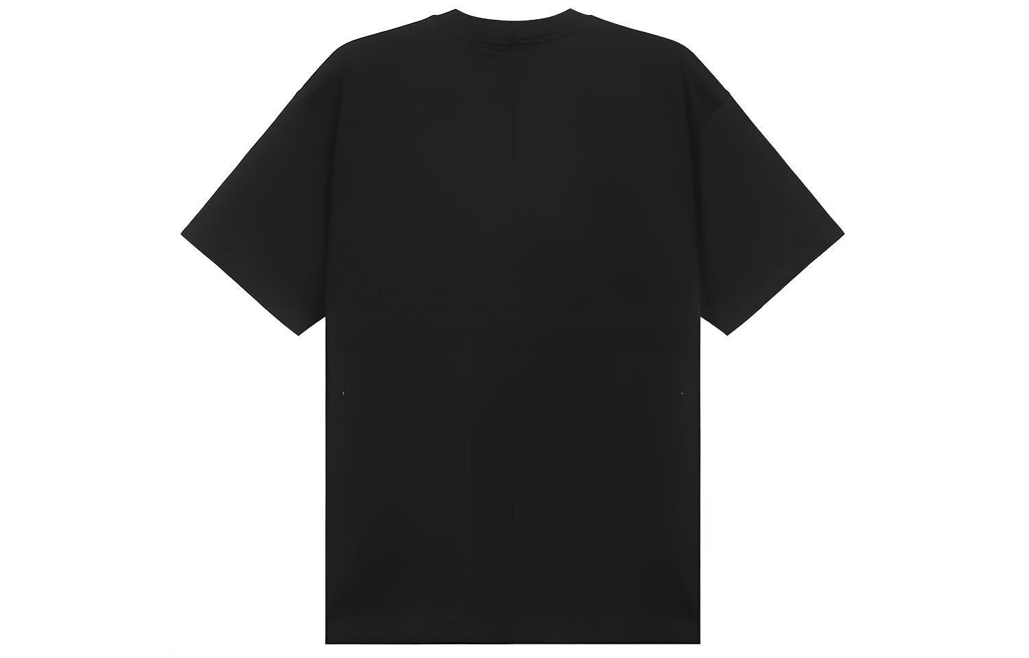 Lookbook (W) 버버리 블랙 모노그램 오버사이즈 로고 프린트 티셔츠 80174721