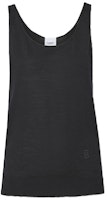 (Women) Burberry Black Monogram Silk Wool Cashmere Blend Camisole SS21. 80422051 (Women) Burberry Black Monogram Silk Wool Cashmere Blend Camisole SS21. 80422051