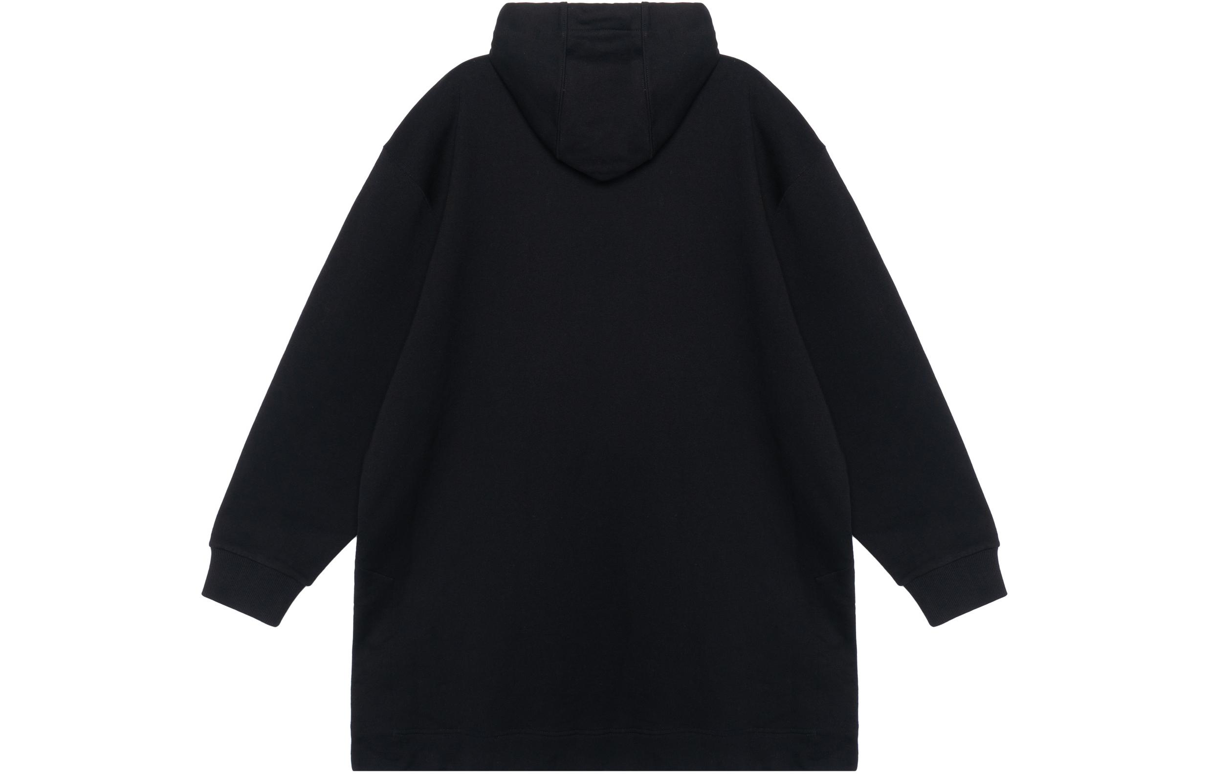 Lookbook (W) Burberry 黑色有機棉格紋寬鬆連帽上衣 80358591