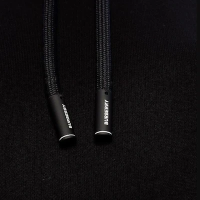 (W) Burberry 黑色有機棉格紋寬鬆連帽上衣 80358591 Sizing (W) Burberry 黑色有機棉格紋寬鬆連帽上衣 80358591