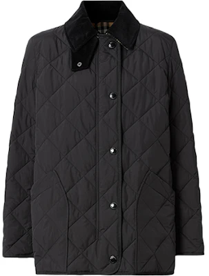 (W) Burberry 黑色菱格紋長袖棉質外套 80217511 Order (W) Burberry 黑色菱格紋長袖棉質外套 80217511