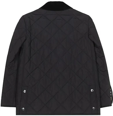 (W) Burberry 黑色菱格紋長袖棉質外套 80217511 Lookbook (W) Burberry 黑色菱格紋長袖棉質外套 80217511
