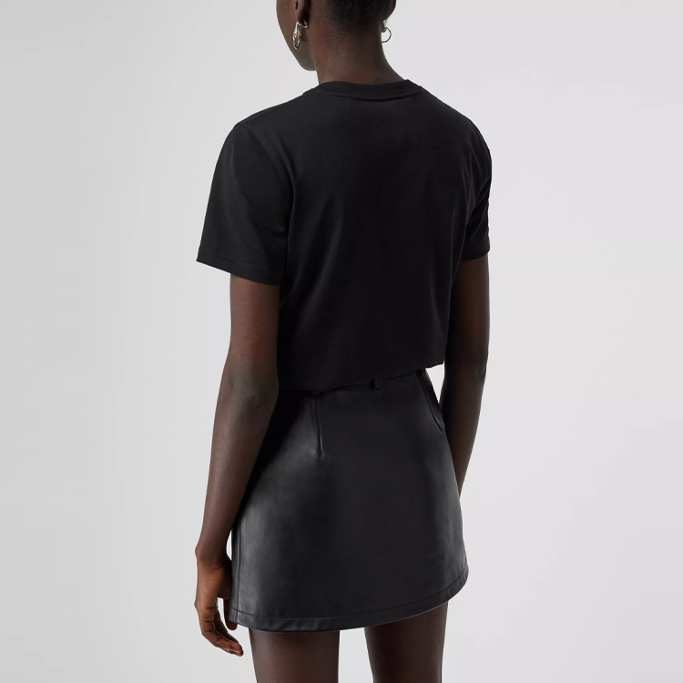 (Women) Burberry Black Short-Sleeve T-Shirt with Logo Letter Print. 80116511 圖 6