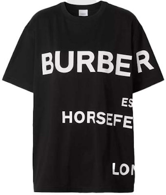 (W) 博柏利黑色短袖圆领印花Logo T恤 80407641 Order (W) 博柏利黑色短袖圆领印花Logo T恤 80407641