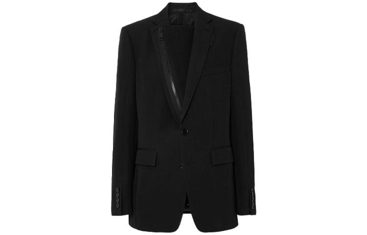 (Women) Burberry Black Single-Breasted Long Sleeve Blazer 45677851