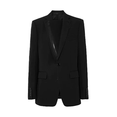 (Women) Burberry Black Single-Breasted Long Sleeve Blazer 45677851