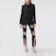 Shop (Women) Burberry Black Single-Breasted Long Sleeve Blazer 45677851