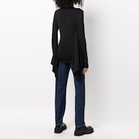 (W) バーバリー ブラック スリムフィット ニットセーター ベルスリーブ付き 80469031 Shop (W) バーバリー ブラック スリムフィット ニットセーター ベルスリーブ付き 80469031