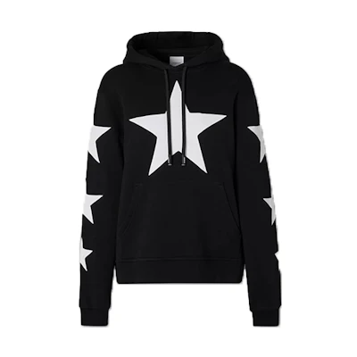 (Women) Burberry Black Star Pattern Oversized Hoodie 80360371
