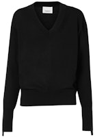 (Women) Burberry Black V-Neck Pullover Sweater 80211711 (Women) Burberry Black V-Neck Pullover Sweater 80211711