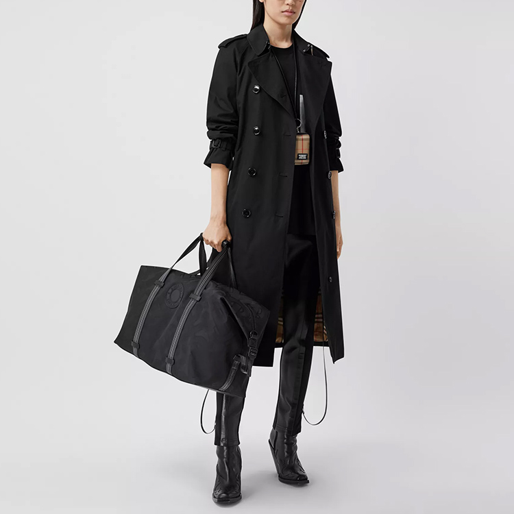 (Women) Burberry Black Waterloo Long Trench Coat 80280151 圖 4