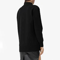 Purchase (Women) Burberry Black Wool-Cashmere Cardigan Jacket with Deer Pattern 80322671