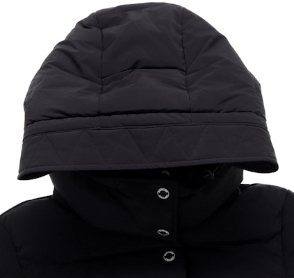 (W) Burberry 黑色中長款拉鍊羽絨外套附可拆卸帽 80186901 Details for (W) Burberry 黑色中長款拉鍊羽絨外套附可拆卸帽 80186901