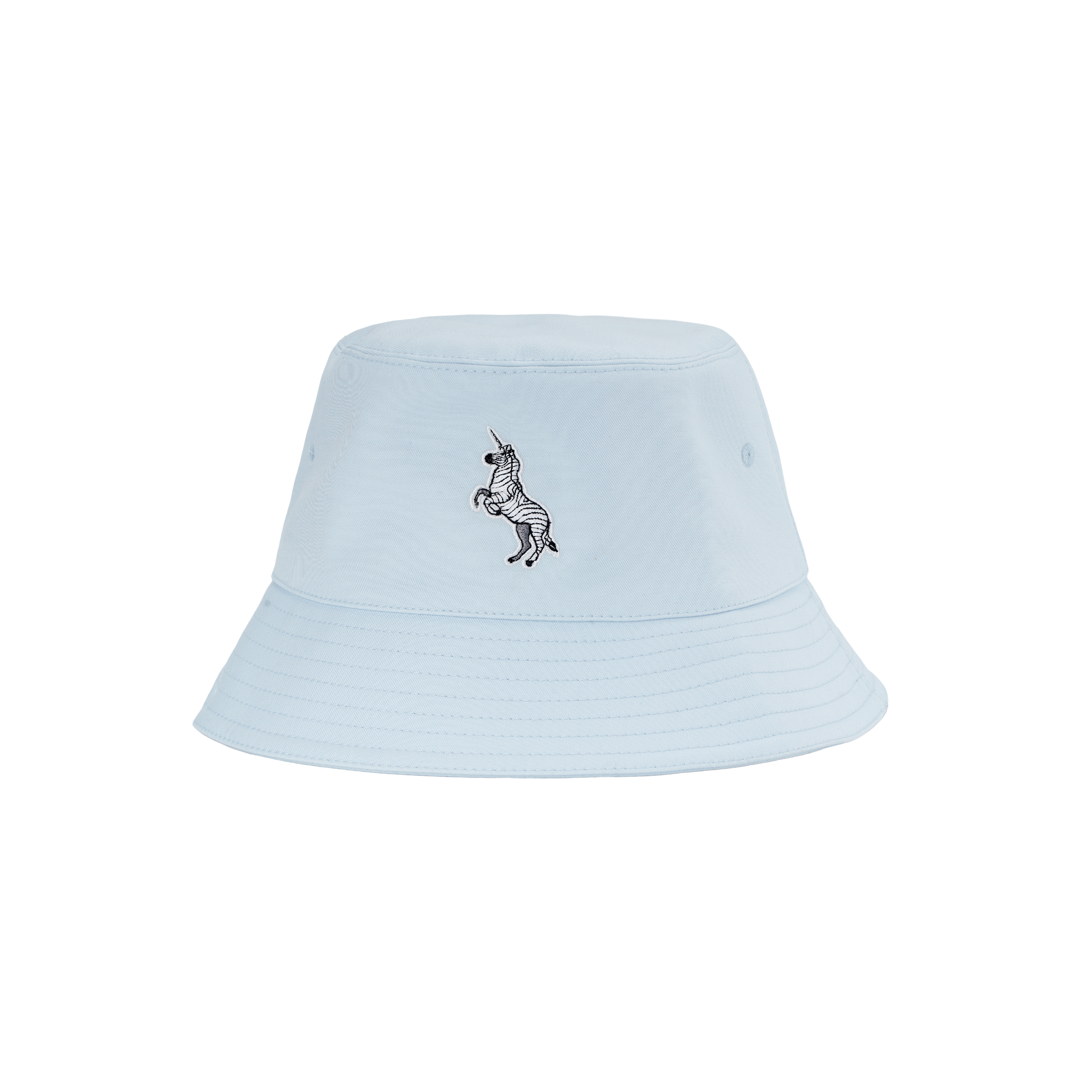 (Women) Burberry Blue Fisherman Hat with Animal Embroidery 8032233-A1397