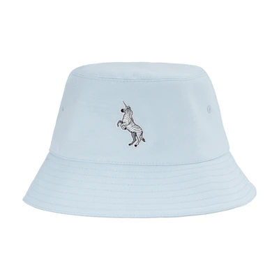(Women) Burberry Blue Fisherman Hat with Animal Embroidery 8032233-A1397