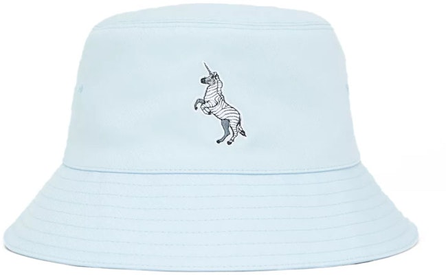 (Women) Burberry Blue Fisherman Hat with Animal Embroidery 8032233-A1397 Order (Women) Burberry Blue Fisherman Hat with Animal Embroidery 8032233-A1397