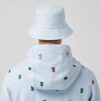 (W) Topi Nelayan Biru Burberry dengan Bordir Motif Hewan 8032233-A1397 Sizing (W) Topi Nelayan Biru Burberry dengan Bordir Motif Hewan 8032233-A1397