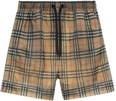 (Women) Burberry Brown Check Print Drawstring Casual Shorts. 80423641 (Women) Burberry Brown Check Print Drawstring Casual Shorts. 80423641