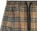 Shop (W) Burberry 棕色經典格紋抽繩休閒短褲. 80423641
