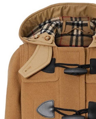 (Women) Burberry Brown Duffle Coat with Toggle Closure & Hood. 80218861 Details for (Women) Burberry Brown Duffle Coat with Toggle Closure & Hood. 80218861