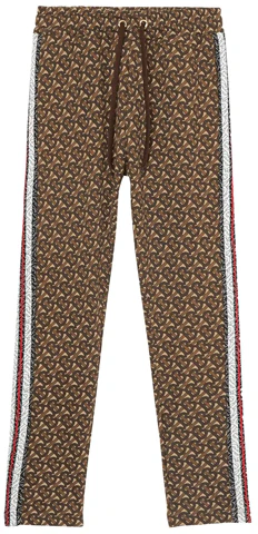 women-burberry-brown-fall-casual-pants-with-side-stripe-tb-print-80184541
