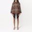 Lookbook (Women) Burberry Brown Full-Zip Checkered Hooded Jacket 80498041