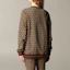 Shop (Women) Burberry Brown Striped Crewneck Long Sleeve Sweatshirt 8018453