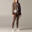 Purchase (Women) Burberry Brown Striped Crewneck Long Sleeve Sweatshirt 8018453