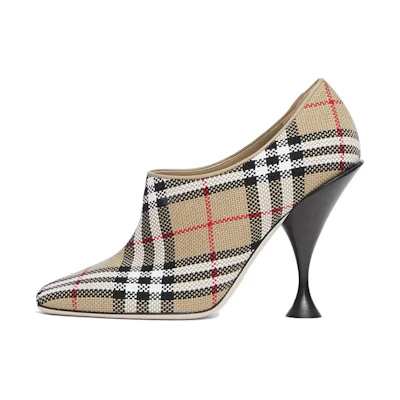 (W) Burberry Calfskin High Heels 'Beige'