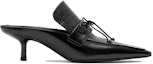 Order (W) Burberry Calfskin Square-Toe Mules 'Hitam' 80780091