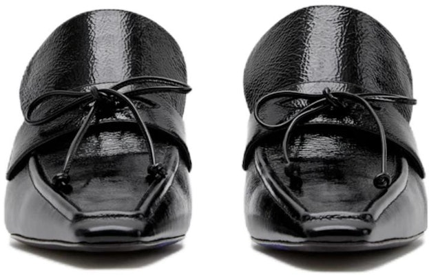 (W) Burberry Mules Kulit Anak Sapi Ujung Kotak 'Hitam' 80780091 Shop (W) Burberry Mules Kulit Anak Sapi Ujung Kotak 'Hitam' 80780091