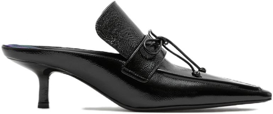 (W) Burberry Mulas de punta cuadrada en piel de becerro 'Negro' 80780091 Order (W) Burberry Mulas de punta cuadrada en piel de becerro 'Negro' 80780091