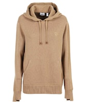 (Women) Burberry Camel Hooded Logo Wool Knit Sweater Loose Fit. 80422141 (Women) Burberry Camel Hooded Logo Wool Knit Sweater Loose Fit. 80422141