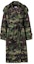 Order (Women) Burberry Camouflage Print Cotton Oversized Trench Coat Women’s Green 80418771