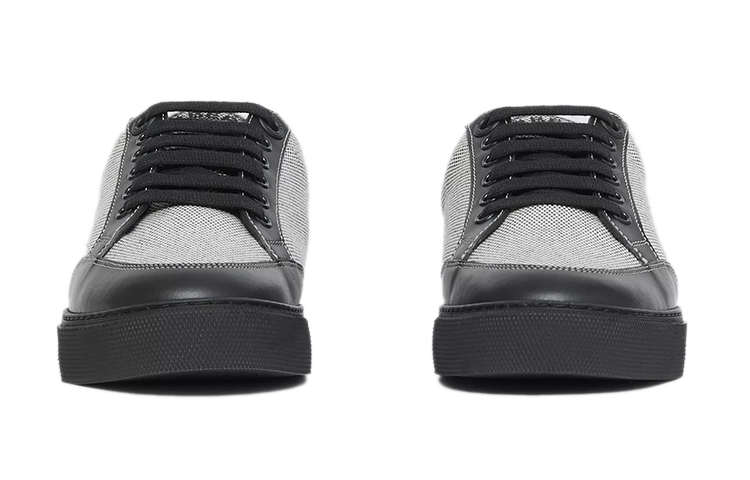 (W) Burberry Canvas and Leather Sneaker 'Black and White Logo' 圖 3