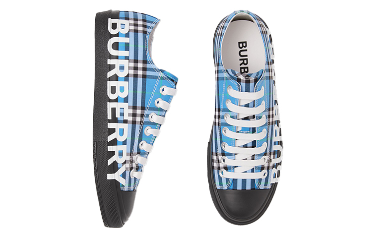 Purchase (W) Burberry Lona Cuadros 'Azul Oscuro' 80395201