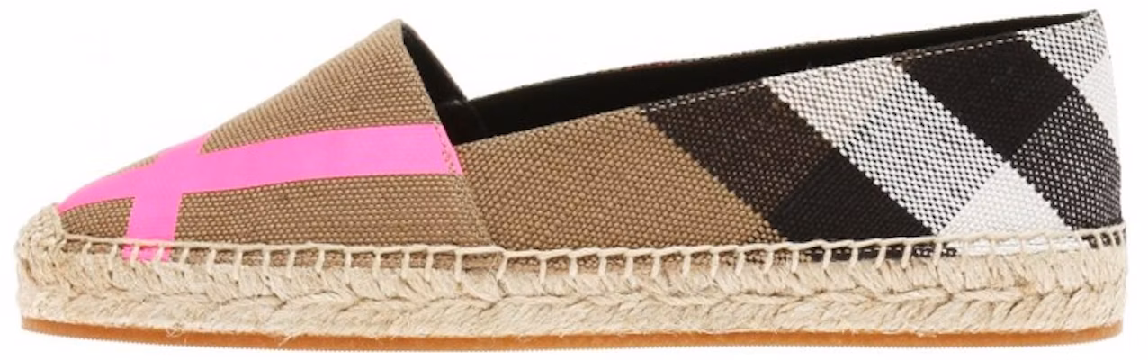 (W) Alpargatas Burberry Lona Cuadros 'Beige Rosa Blanco' 4067122 Buy (W) Alpargatas Burberry Lona Cuadros 'Beige Rosa Blanco' 4067122