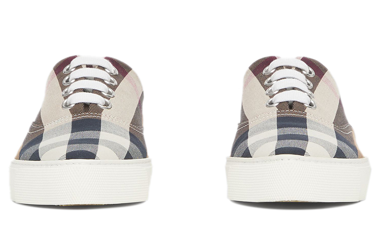 (W) Burberry Canvas Check Pointed Sneakers 'Birch Brown Fashion' 圖 3