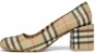 (W) Burberry Kanvas Check Slip-On Tumit Blok 'Archive Beige' 80464631