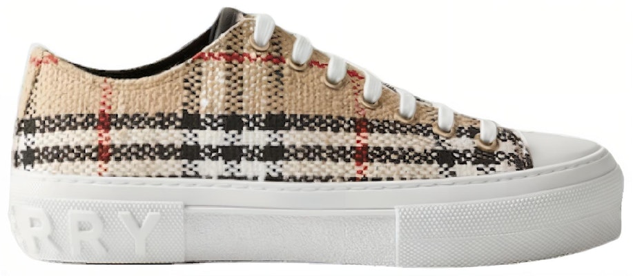(W) Zapatillas Burberry Canvas Checker 'Beige Fashion' Bajas 셔 80642441 Order (W) Zapatillas Burberry Canvas Checker 'Beige Fashion' Bajas 셔 80642441
