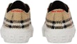 Shop (W) Zapatillas Burberry Canvas Checker 'Beige Fashion' Bajas 셔 80642441