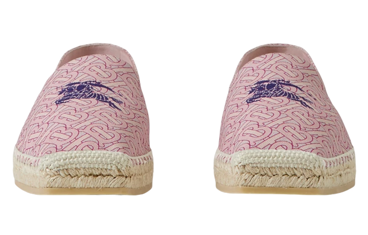 (W) Burberry Canvas Espadrille 'Equestrian Knight Pink' 圖 3