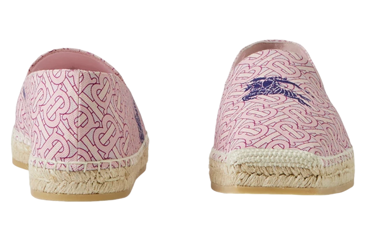 (W) Burberry Canvas Espadrille 'Equestrian Knight Pink' 圖 4