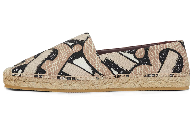 (W) Burberry Canvas Fisherman Shoe 'Brown Print'