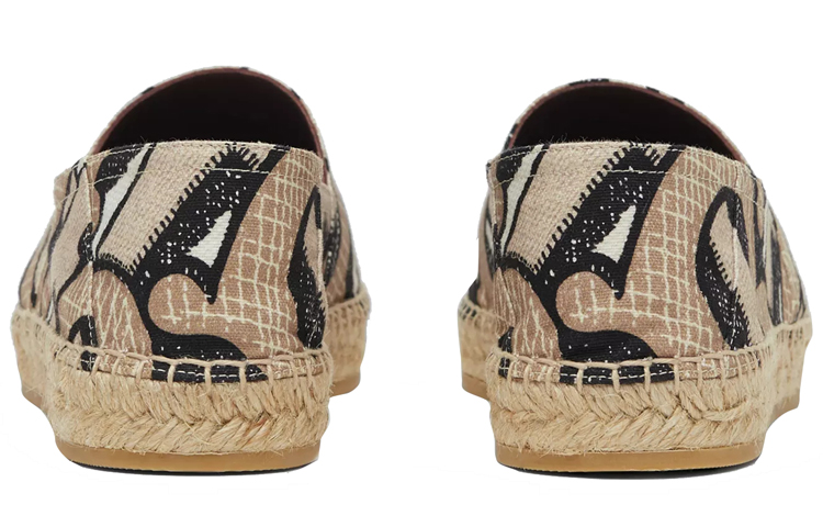 (W) Burberry Canvas Fisherman Shoe 'Brown Print' 圖 5