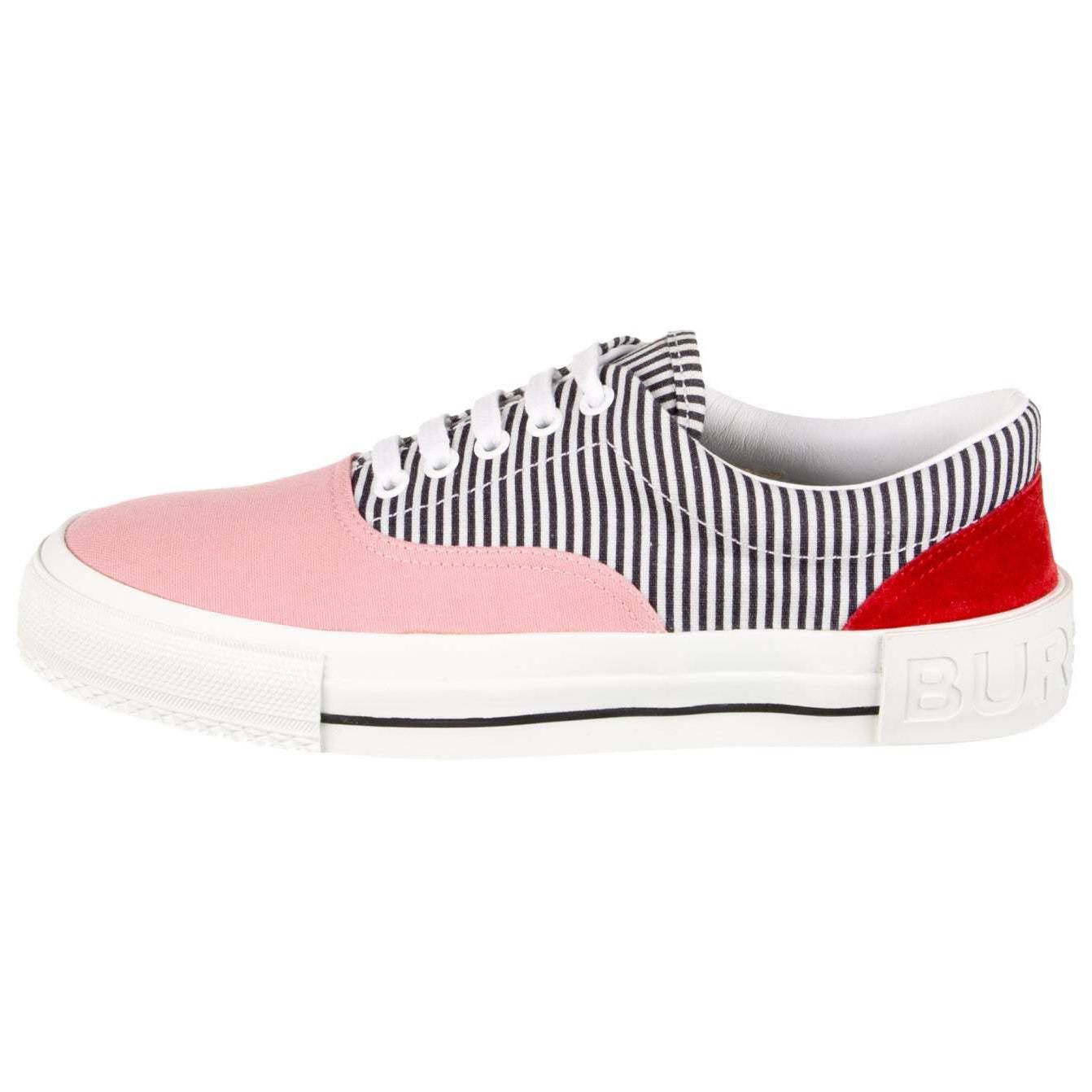 Buy (W) バーバリー キャンバス ピンク ローカットスニーカー
```Burberry canvas pink low-cut sneakers``` 80313621